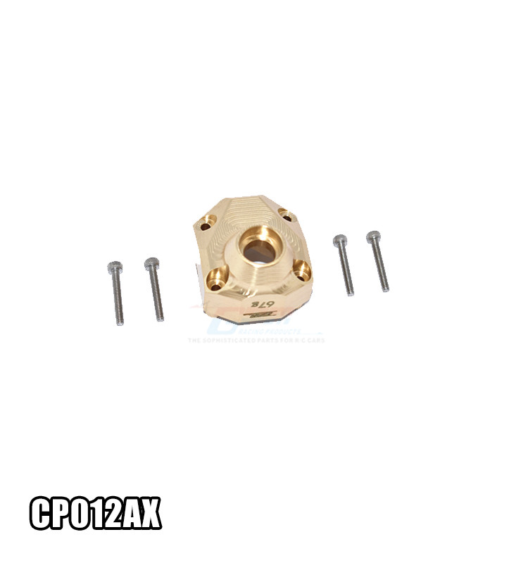 BRASS FRONT/REAR GEARBOX COVER CP012AX FOR 1/10 AXIAL CAPRA
